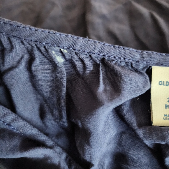 Old Navy 100% Rayon Blue V Neck Dress Plus Size 2X - Picture 7 of 8